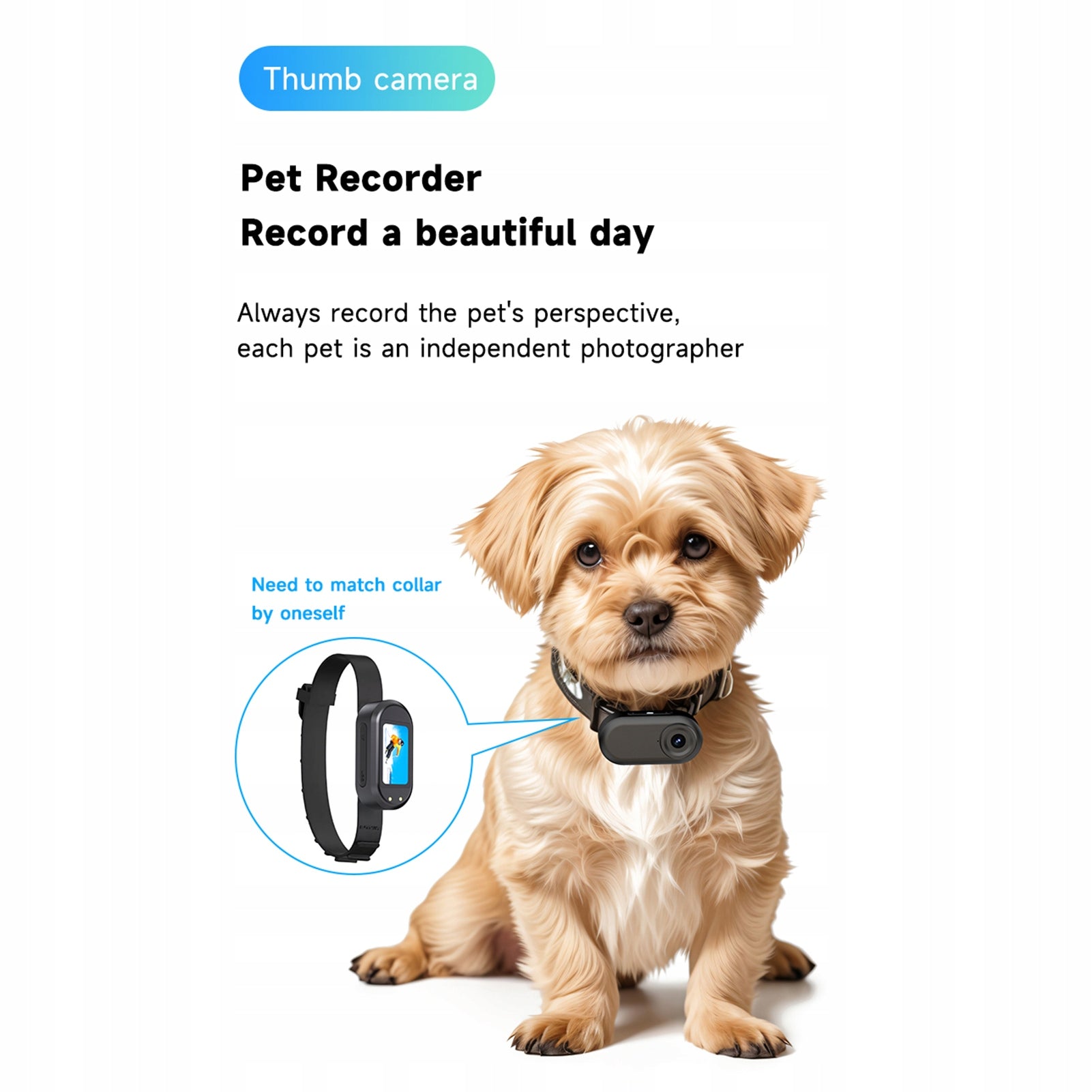 Small 1080P Camera Body With Magnetic Lanyard Video Recording Ruc Camera Model 0926ELMP