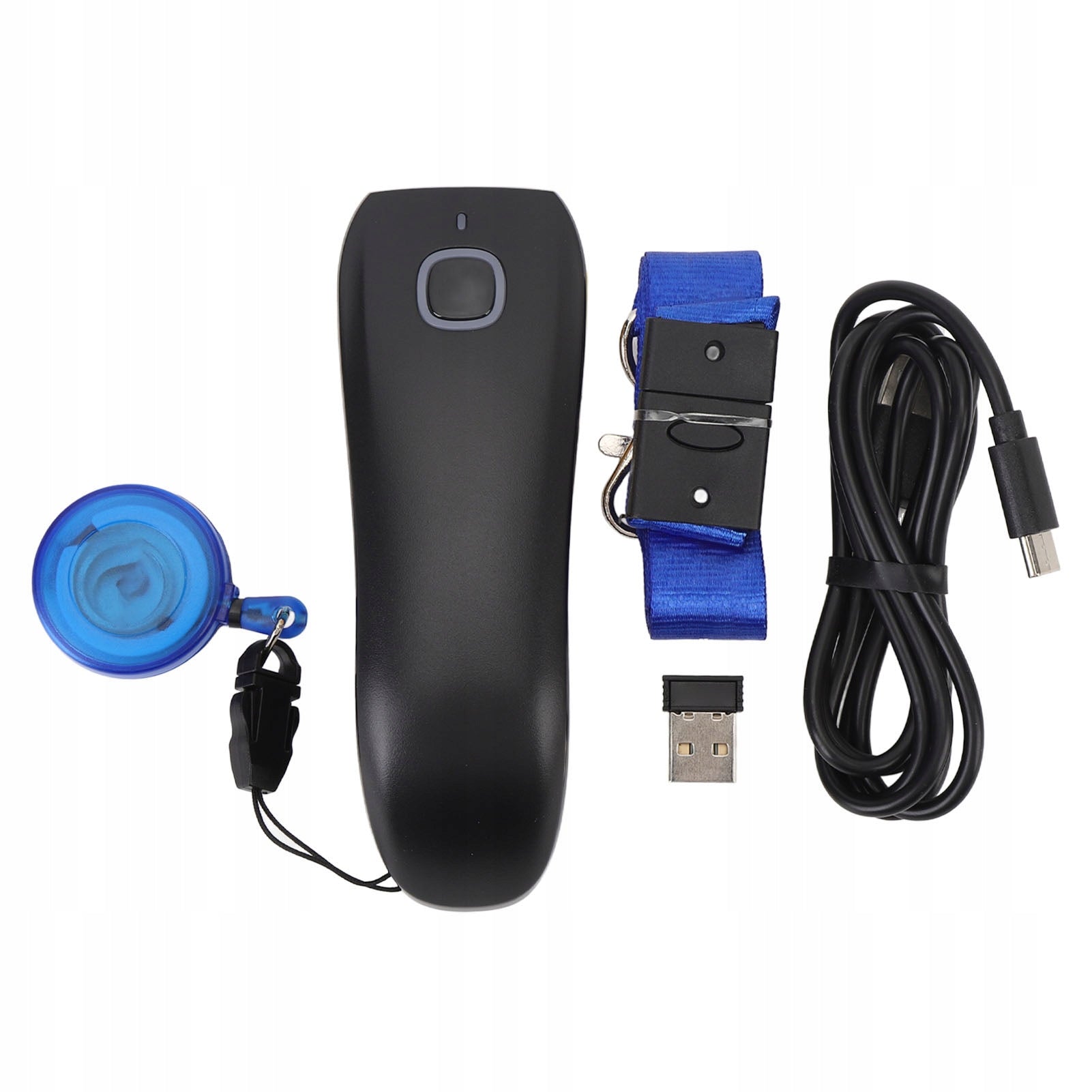 Small 1D 2D QR Barcode Scanner 2.4G Wireless BT USB SP