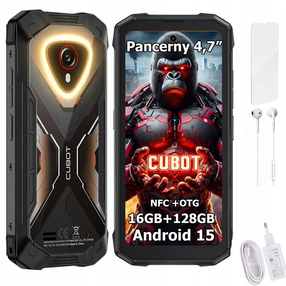 Small Armored Smartphone CUBOT KINGKONG mini 4 16/128GB NFC DUAL SIM IP69K