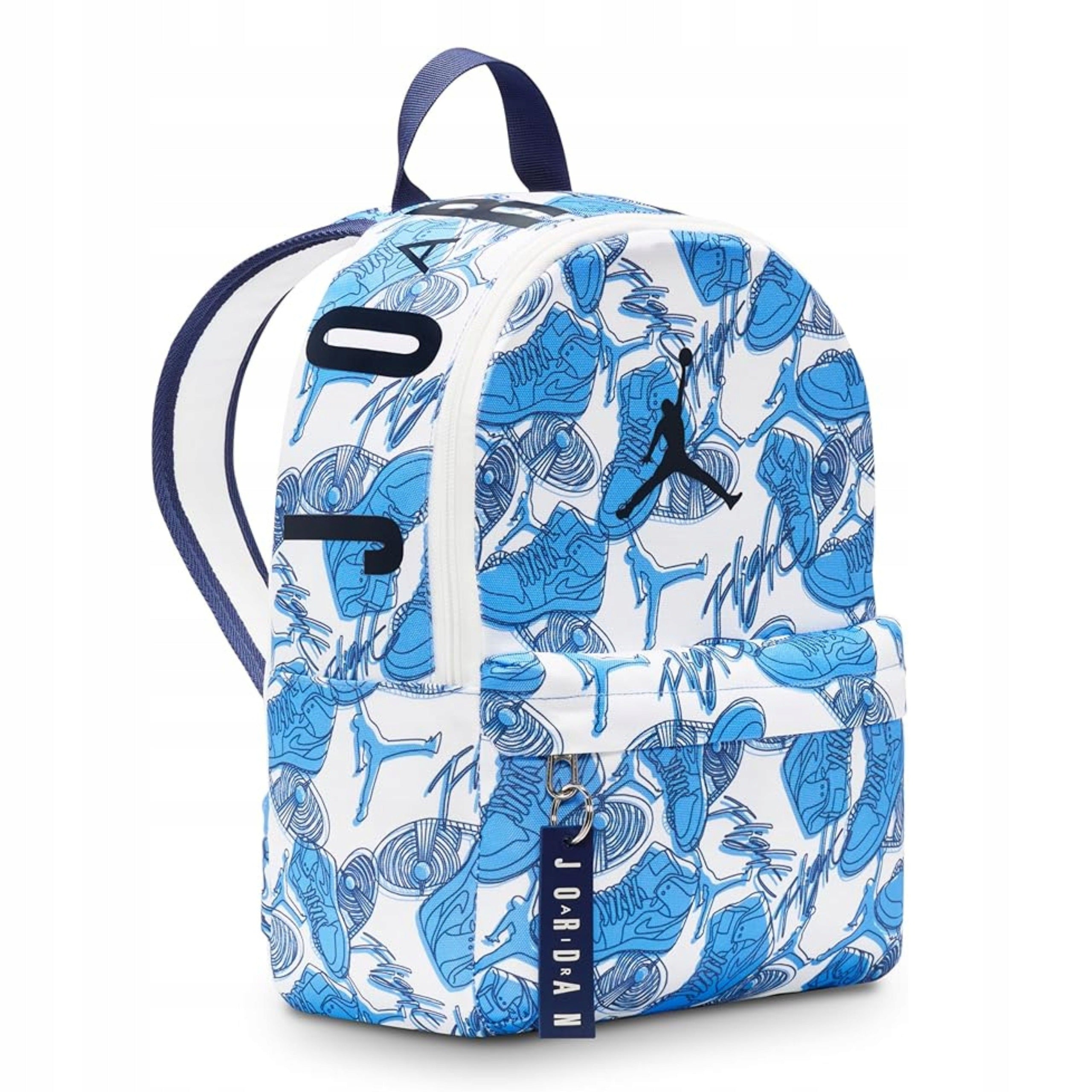 Small Backpack Mini Jordan Blue and White for Children's Kindergarten 10l Brand Nike