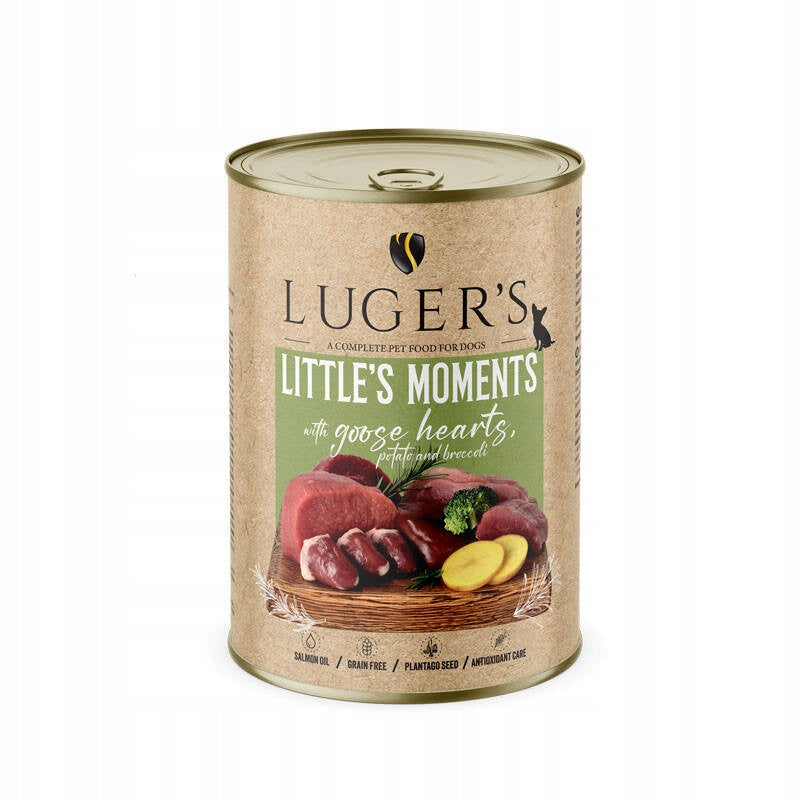 Small Breed Dog Food Luger's Little's Moments Goose Potato Broccoli 400g