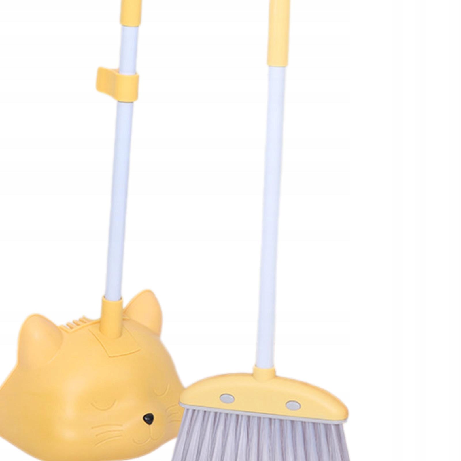 Small Broom and Dustpan Set Funny House Cleaning Gifts Light Yellow Brand no brand