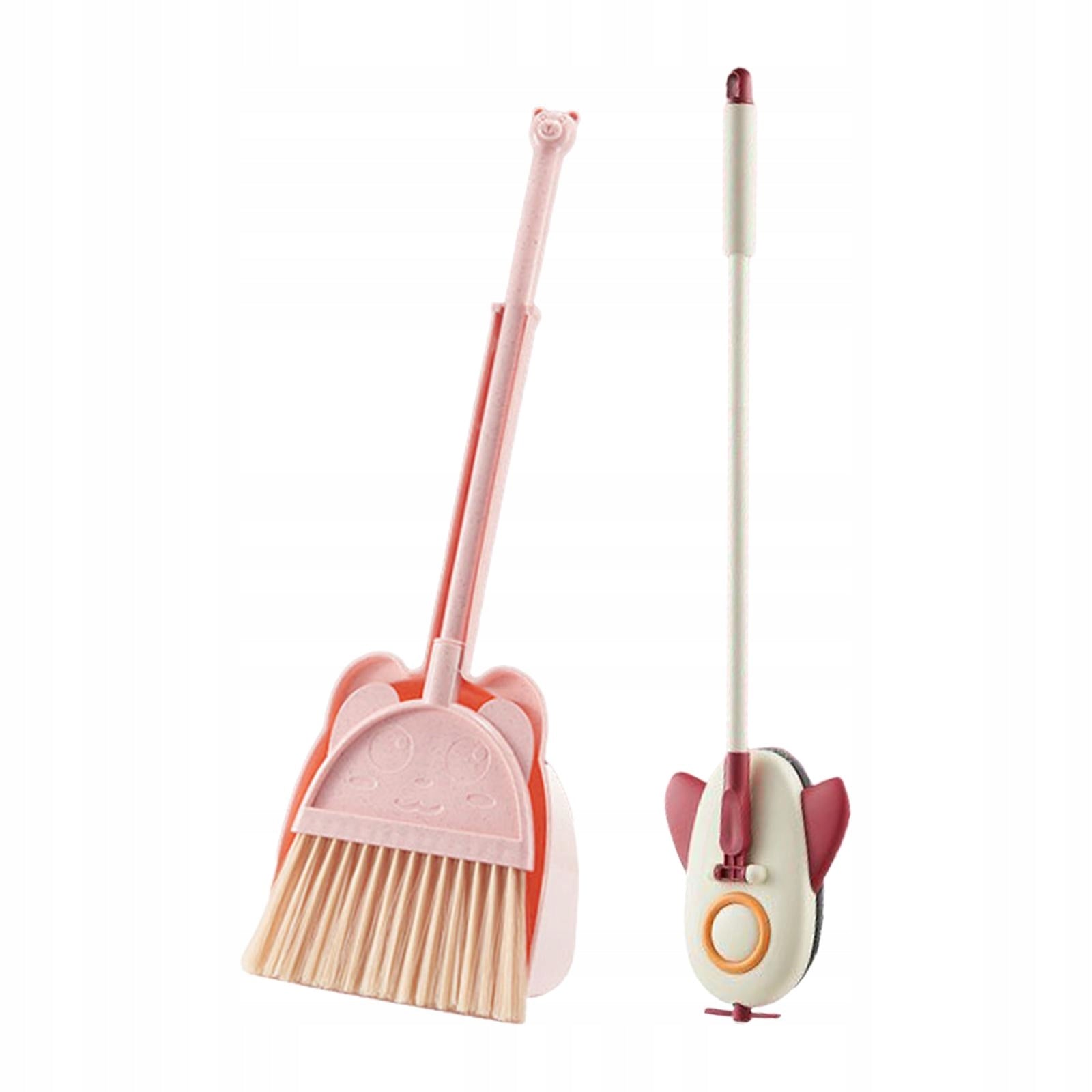 Small Broom and Dustpan Set House Cleaning Gifts Little Housekeeping Pink Brand no brand