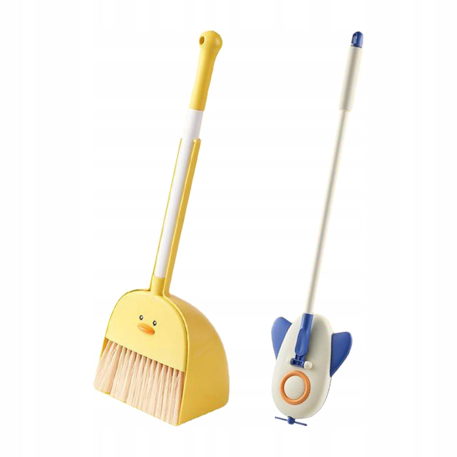 Small Broom and Dustpan Set House Cleaning Gifts Little Housekeeping Yellow
