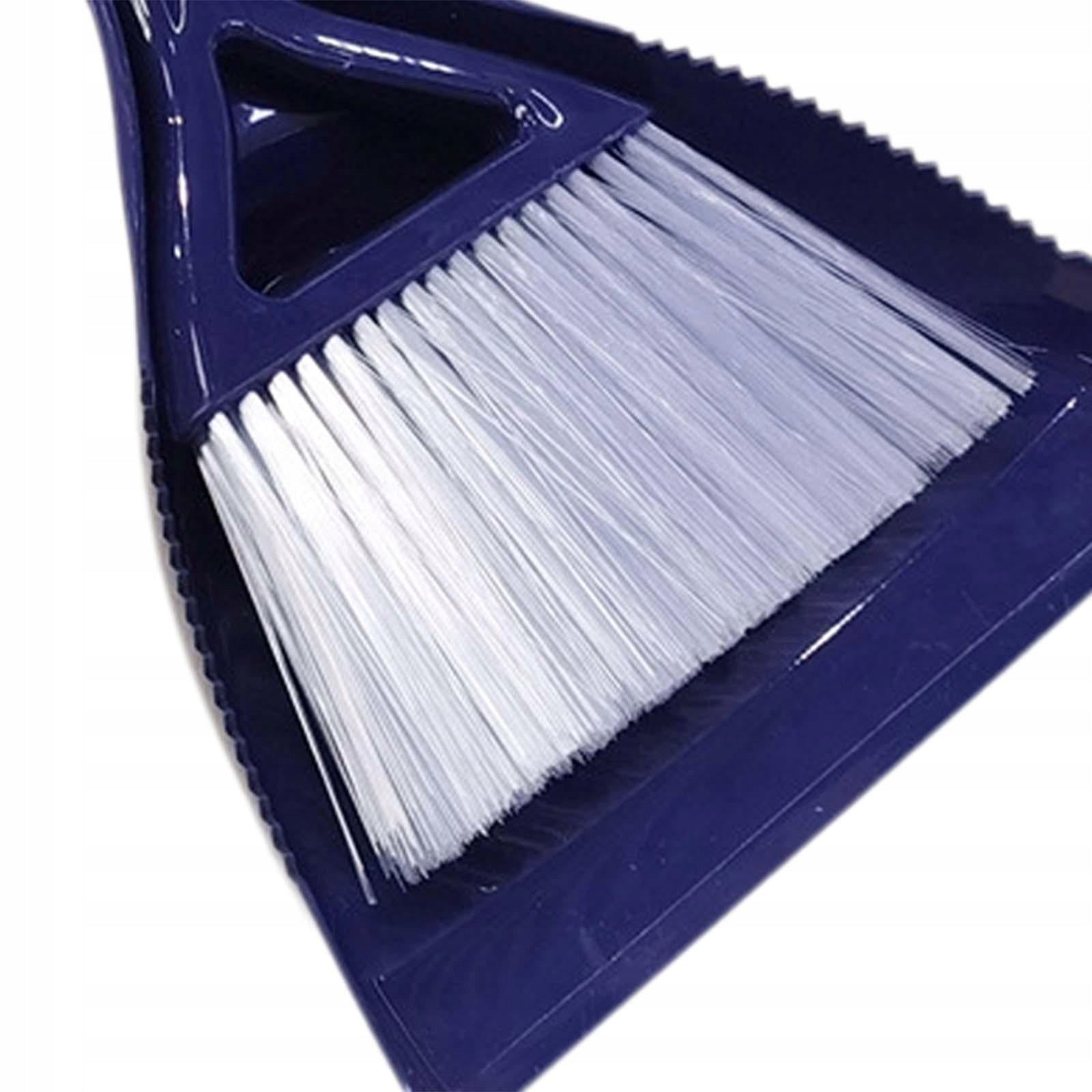 Small Broom and Dustpan Set Multipurpose Cleaning Tools Desktop Blue Brand no brand