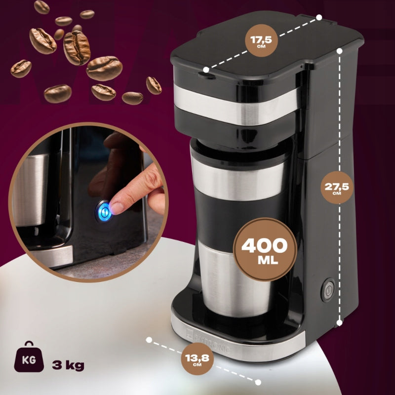 Small Coffee Maker Overflow Maker Portable with Tourist Cup Packaging status original