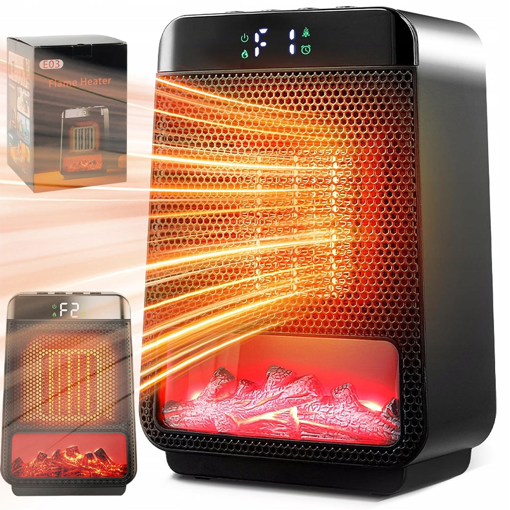 Small Contact Heater Portable Quiet With Thermostat And Remote Control
