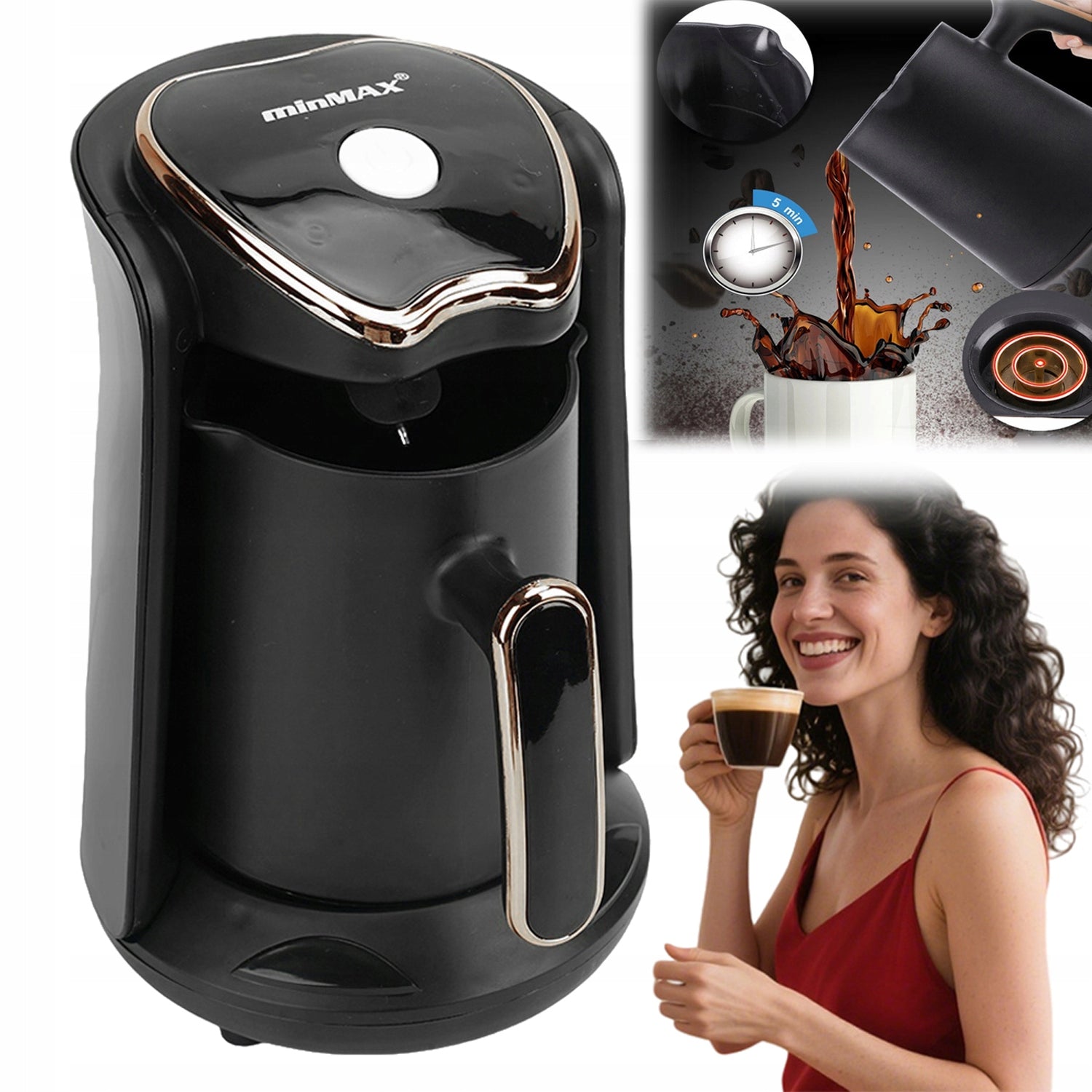 Small Continuous Use Maker 300Ml For Office And Home Coffee 600W
