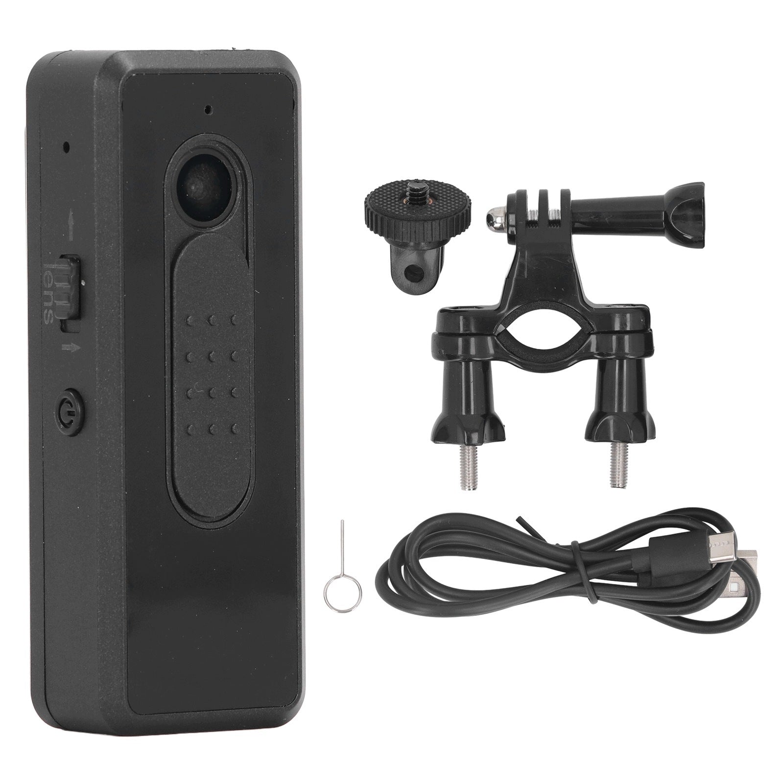 Small DV 1080P HD Camera With Two Lenses, H6 Wide Angle Camera