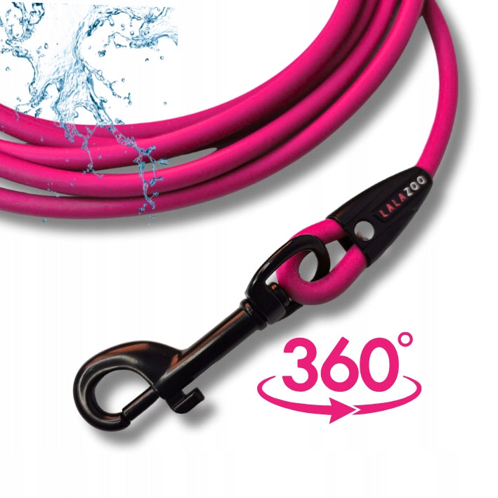 Small Dog LANYARD Waterproof Lightweight PVC Training Rope 3M BLAST Pink EAN (GTIN) 5906555652624
