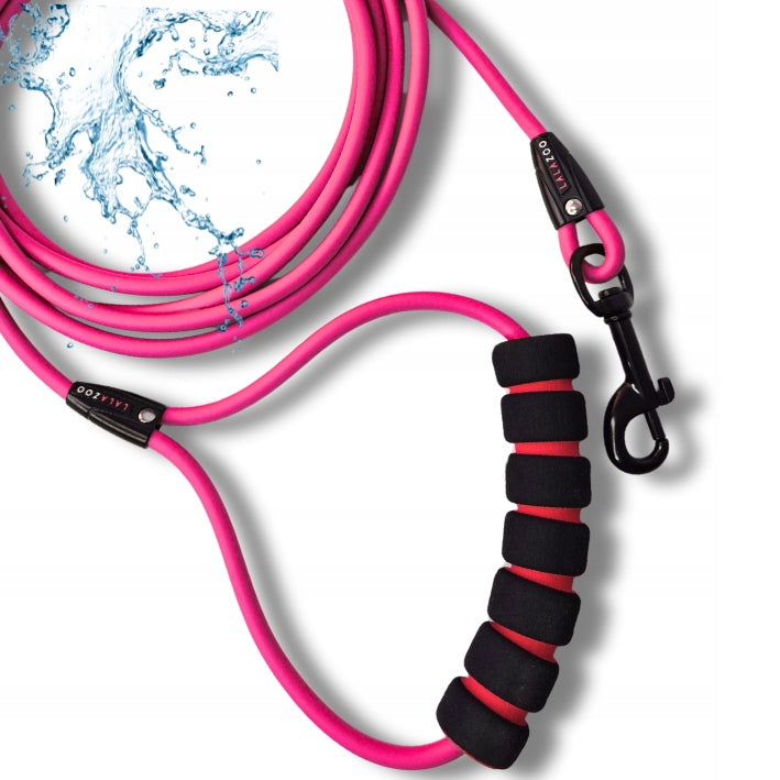 Small Dog LANYARD Waterproof Lightweight PVC Training Rope 3M BLAST Pink Manufacturer code 5906555652624