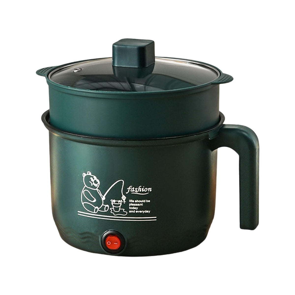 Small Electric Rice Cooker 600W Multifunctional Mini with PP Steamer