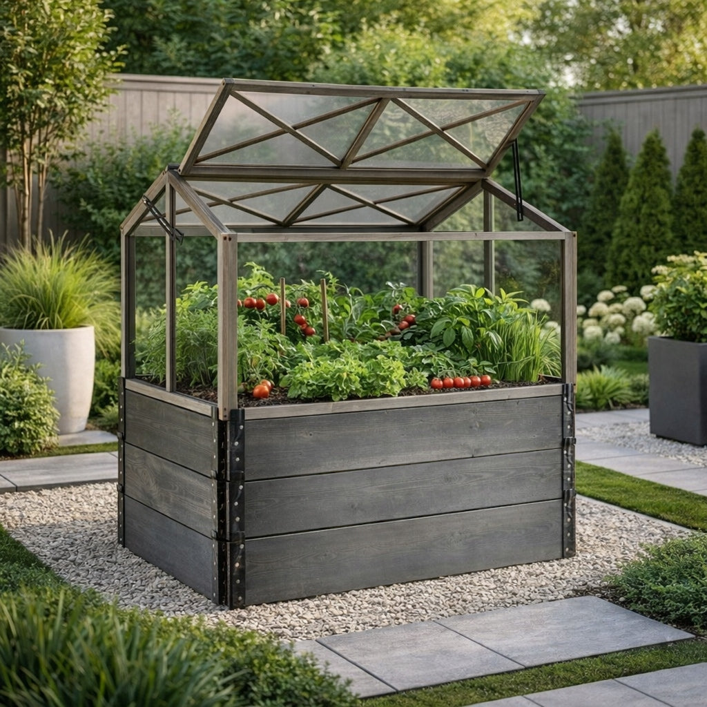 Small Greenhouse Garden AURA LUX 120x80 Vegetable Garden Vegetable Inspection Manufacturer code Mini Szklarnia Ogrodowa Warzywnik AURALUX
