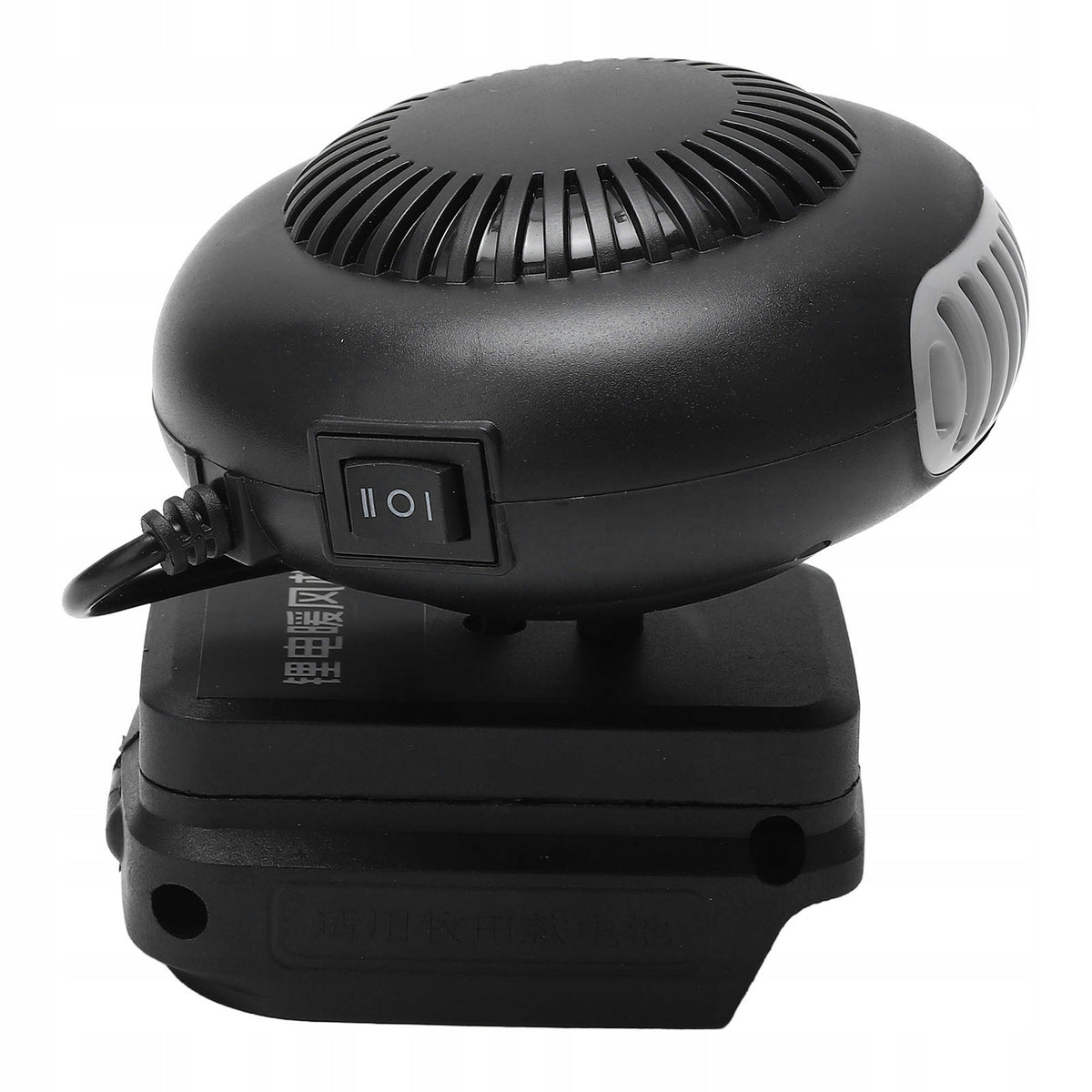 Small Heater 170W 2 Gears 18V Battery Powered Electric Fan Heating power 1 W