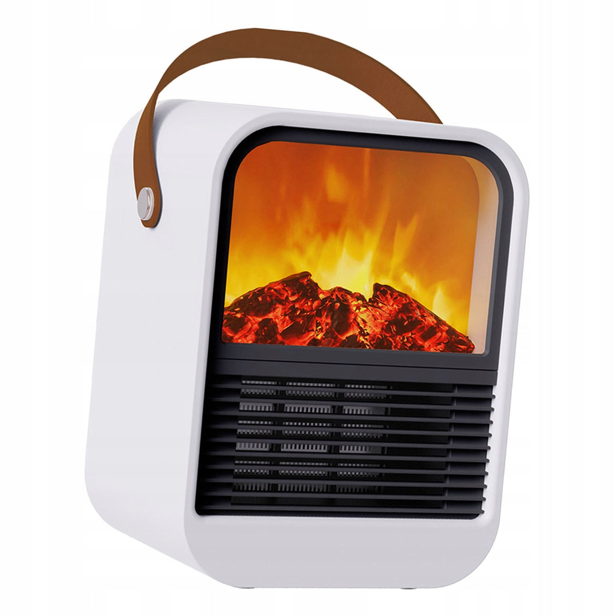 Small Heaters, Realistic Portable Flame Heater for Home