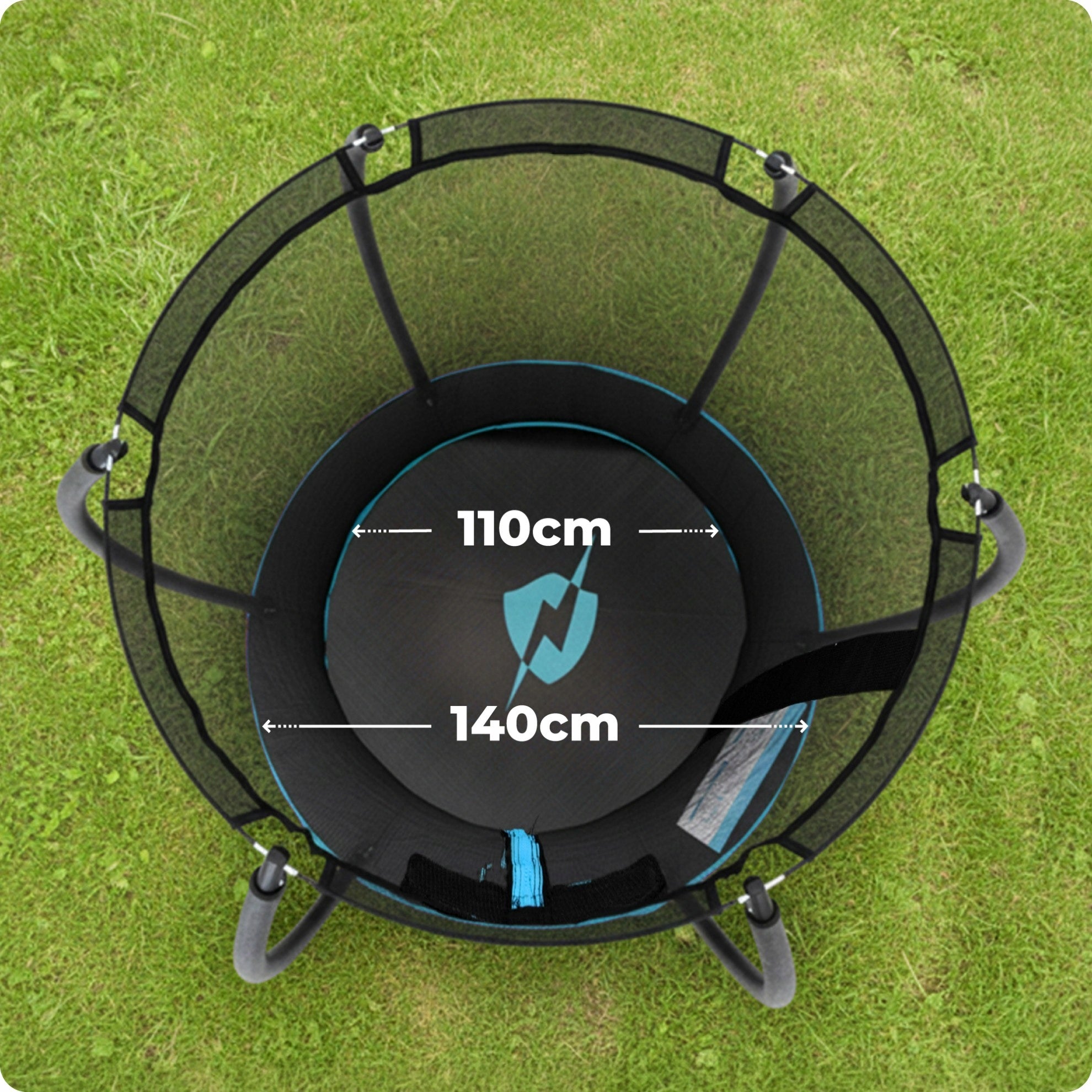 Small Home Trampoline for Kids 4.5FT 140CM Easy Assembly Safe Manufacturer code INSIDE-ULTRA-4.5FT-BLUE