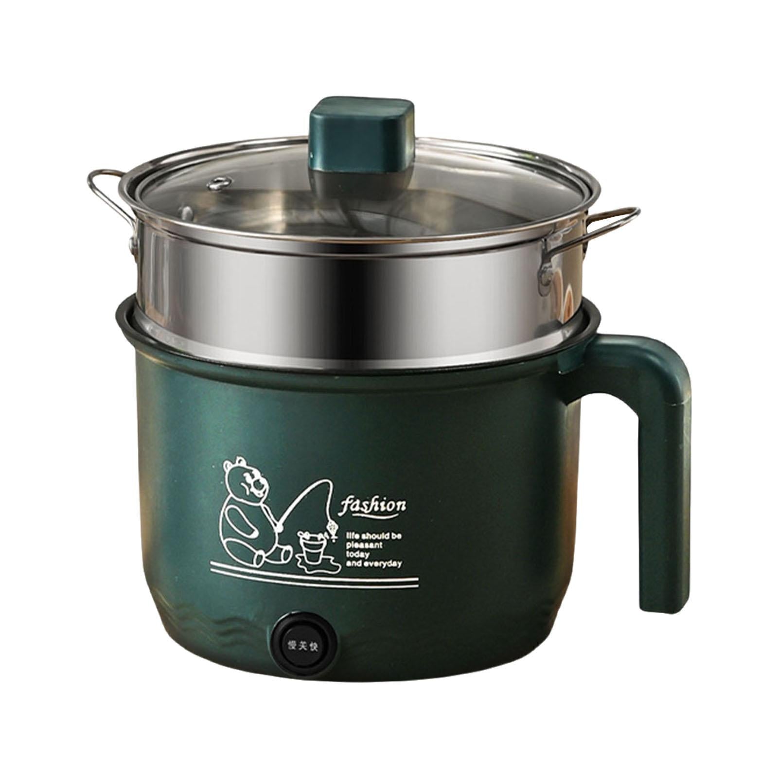 Small Rice Cooker 600W Electric Hot Pot Portable Nonstick