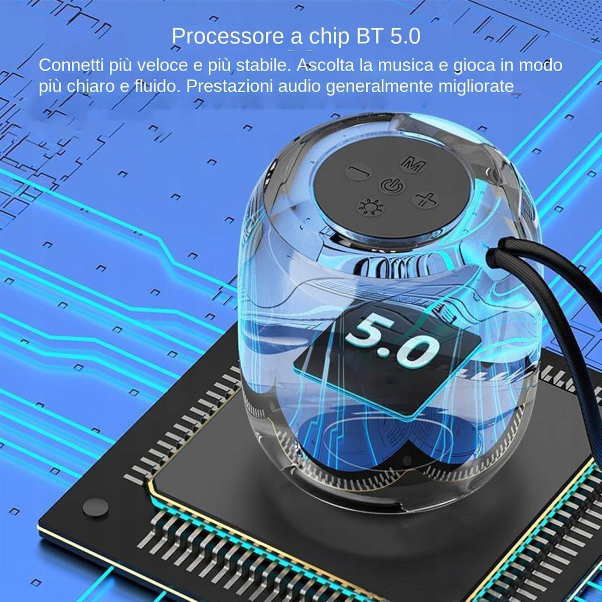 Small Speaker Wireless RGB Light Compact Speaker, Small Speaker Manufacturer code SKU05311