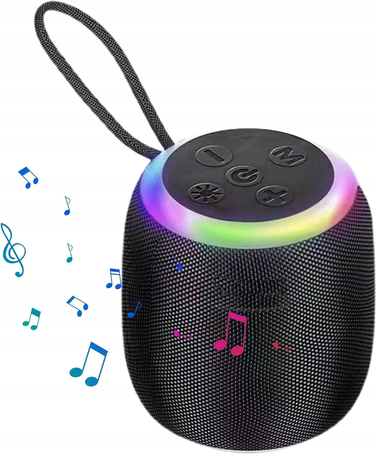 Small Speaker Wireless RGB Light Compact Speaker, Small Speaker