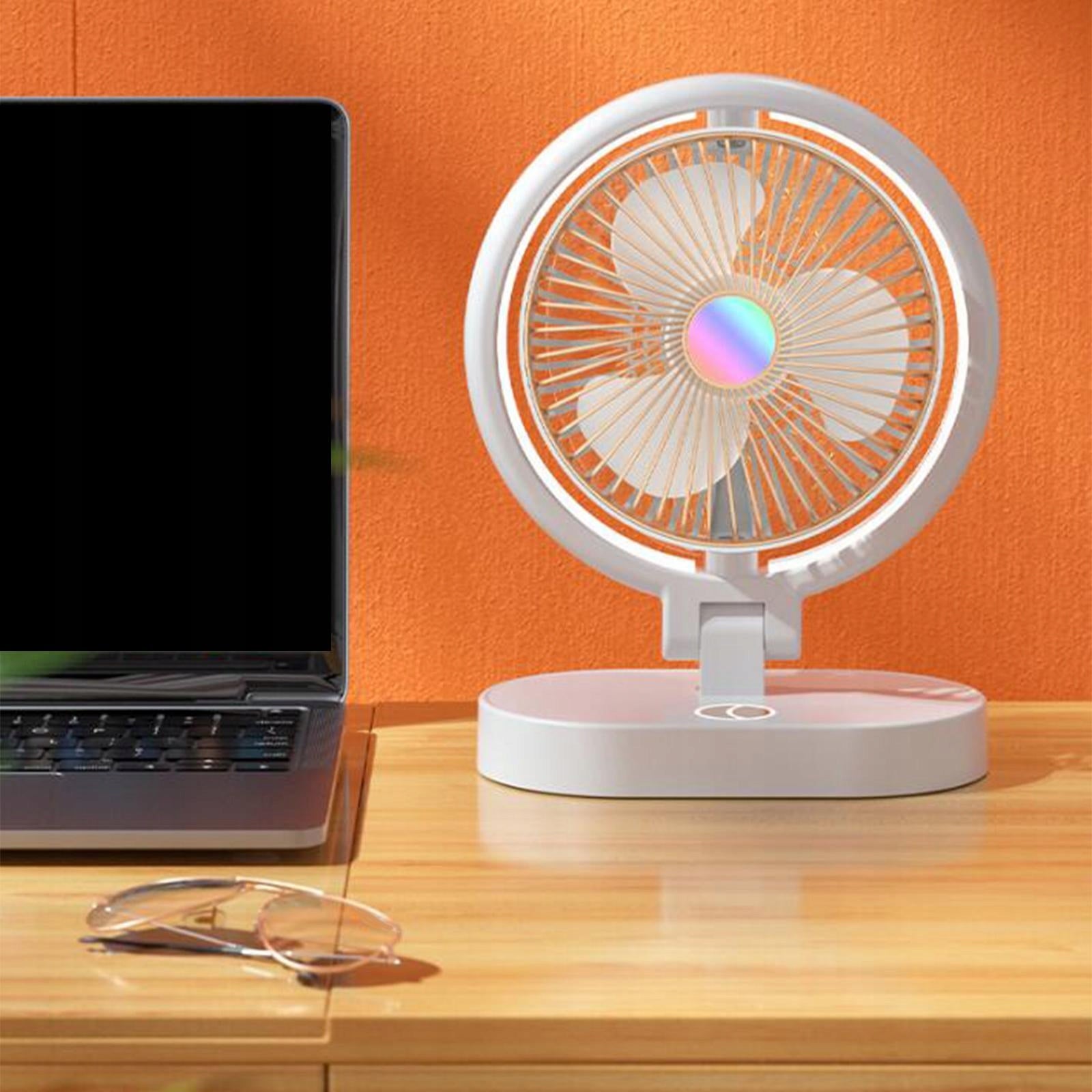 Small Table Fan USB Portable with Night Lights Range of energy efficiency classes A - G