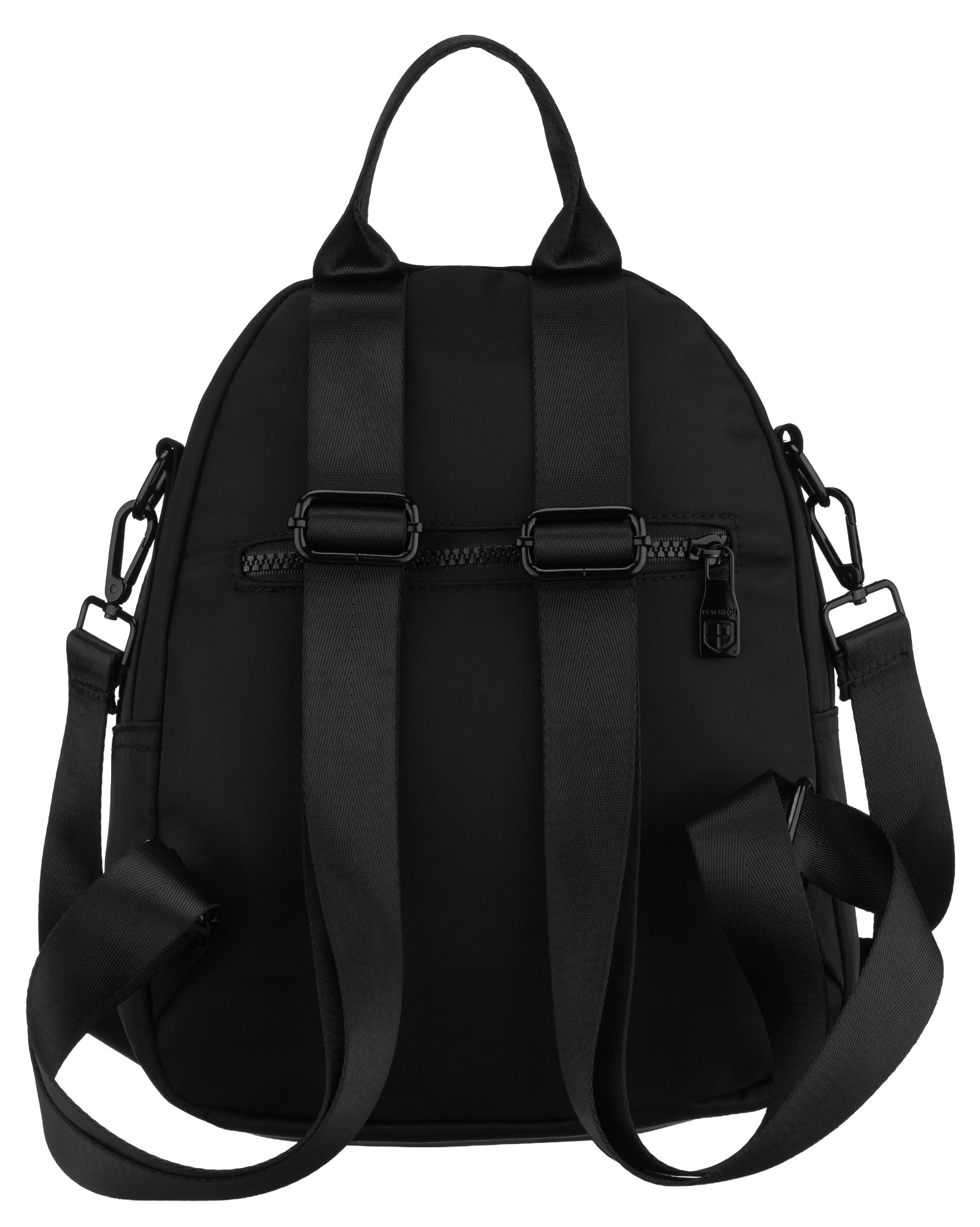 Small Women's Backpack Black Waterproof City Tour to Cinema Brand Peterson