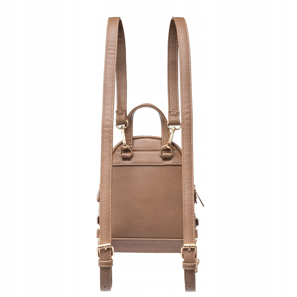 Small Women's Backpack PUCCINI Brown Elegant Mini Urban Comfortable FASHIONABLE NEW Manufacturer code BML036P-2A