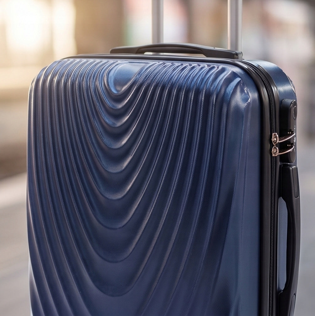 Small cabin suitcase 663L carry-on luggage 4 wheels 55x40x20 Wizzair Ryanair Brand RGL
