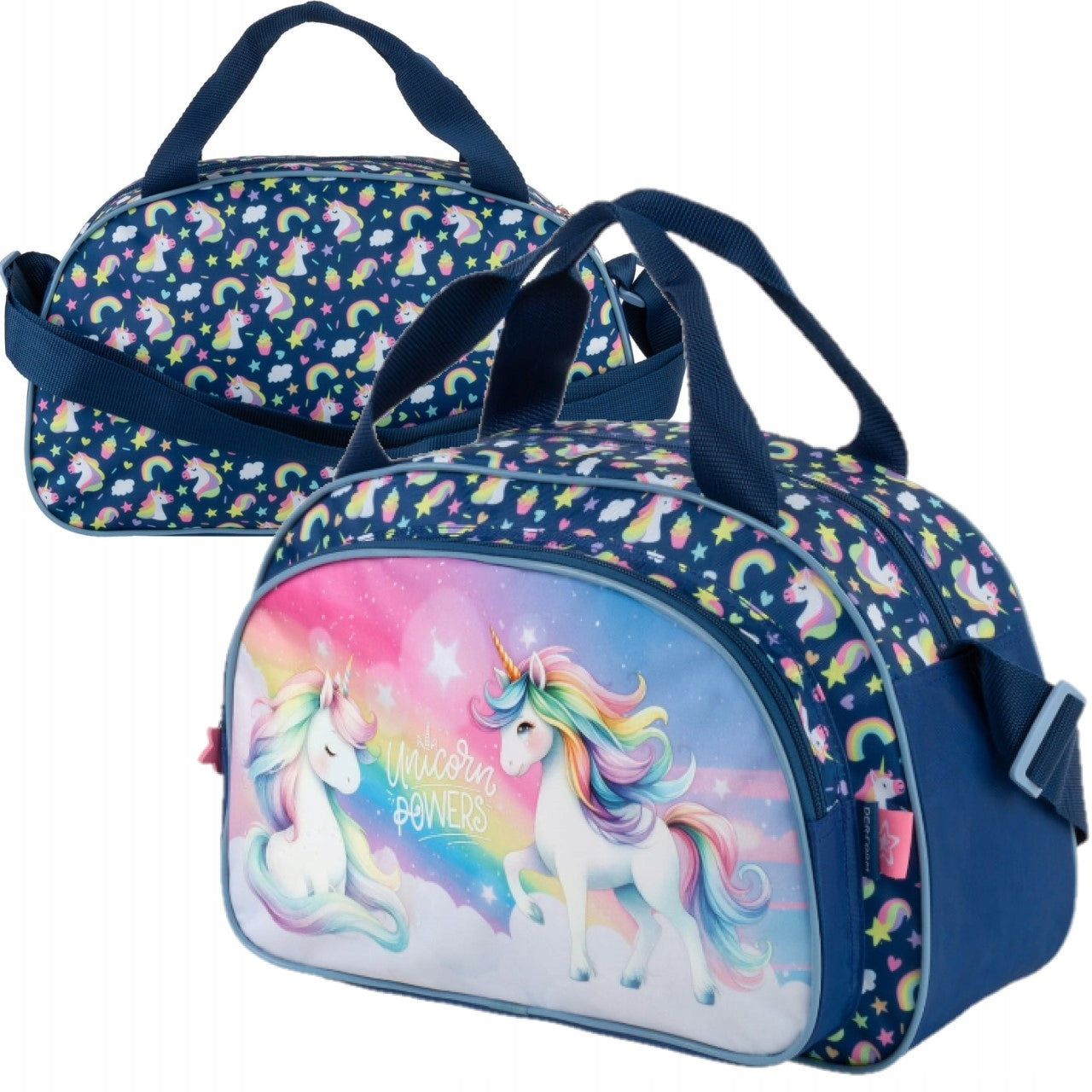 Small carry-on bag back up material sports tour unicorn