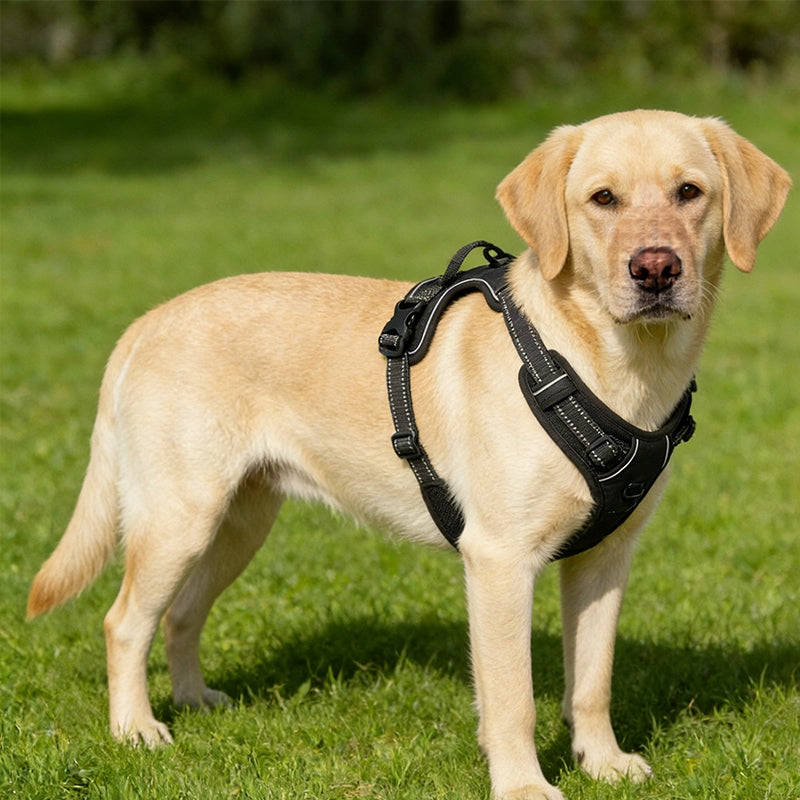 Small dog HARNESS PRESSURE-FREE black S 34-63cm Color black