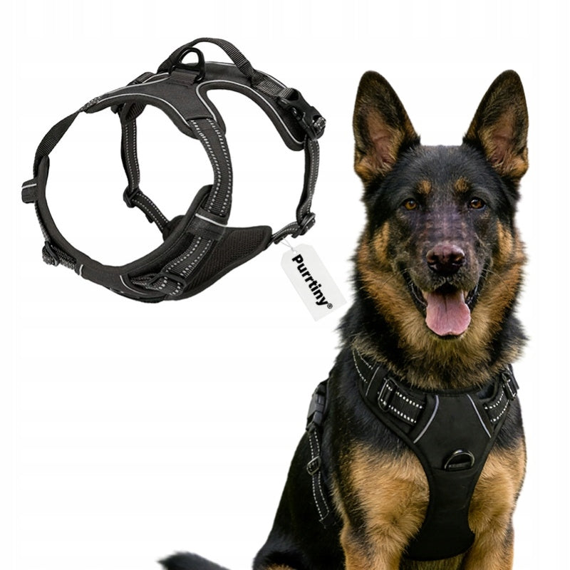 Small dog HARNESS PRESSURE-FREE black S 34-63cm Packaging status original