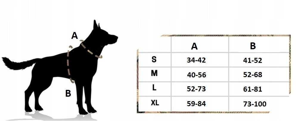 Small dog harness with S handle Additional features pressure-free reflective elements
