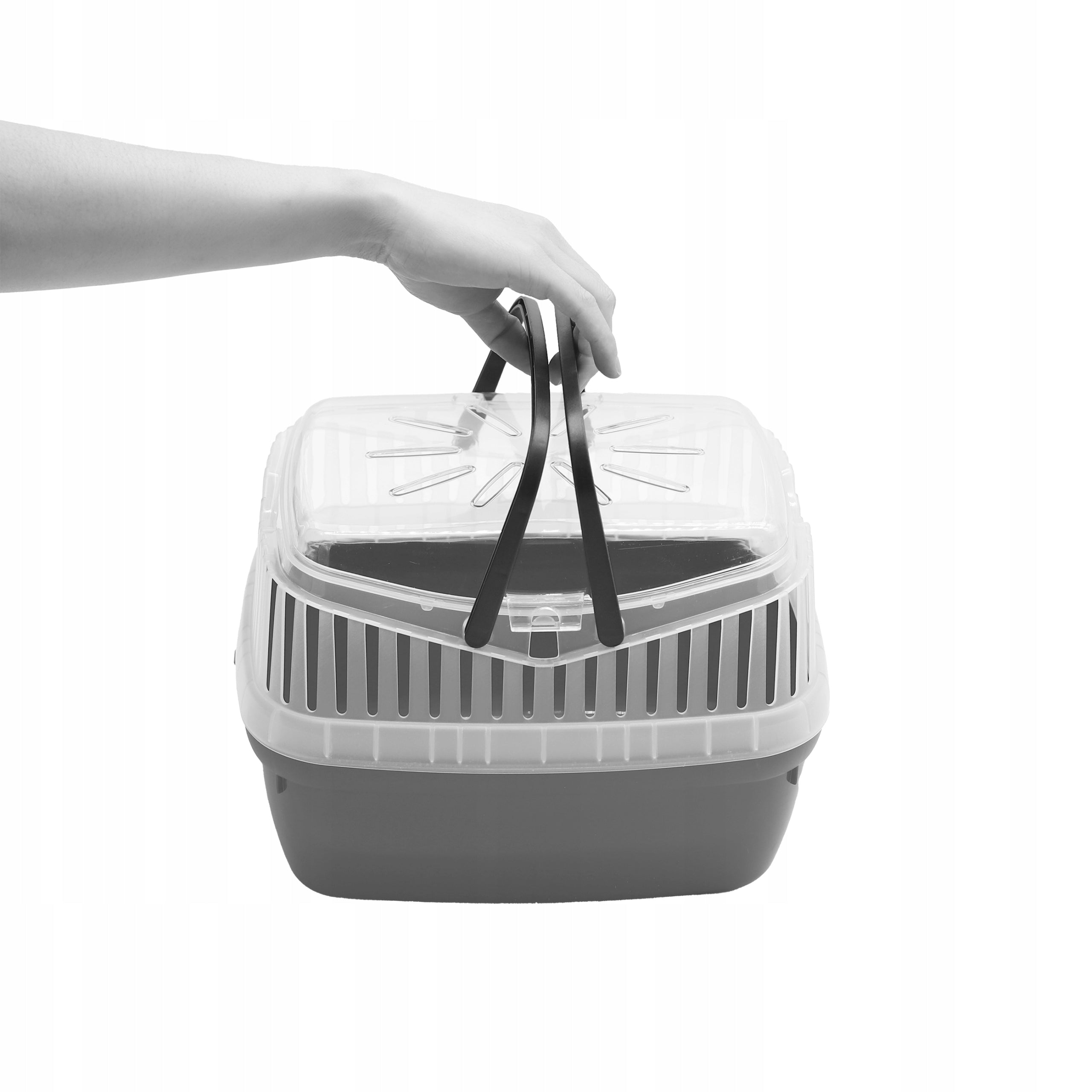 Small hamster transporter small transporter for rabbit 3kg 30x23x21cm Additional features large air vents foldable
