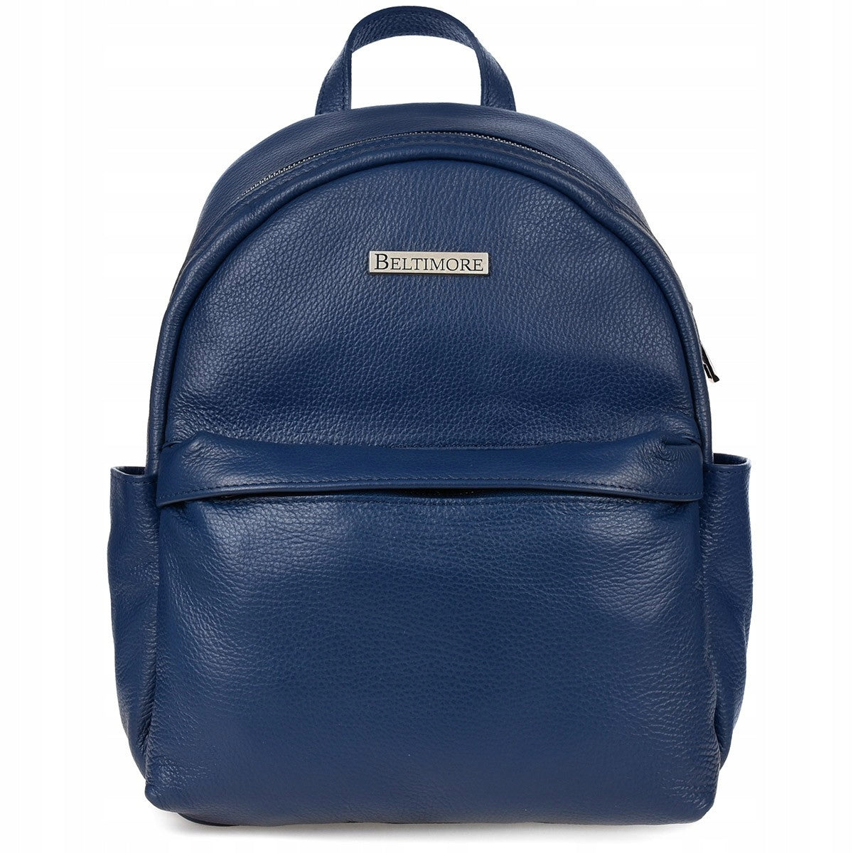 Small leather women's backpack elegant roomy A5
