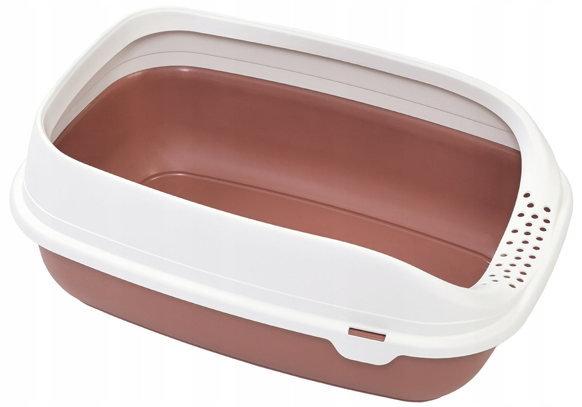 Small litter box open for cat brown 43x31x16cm