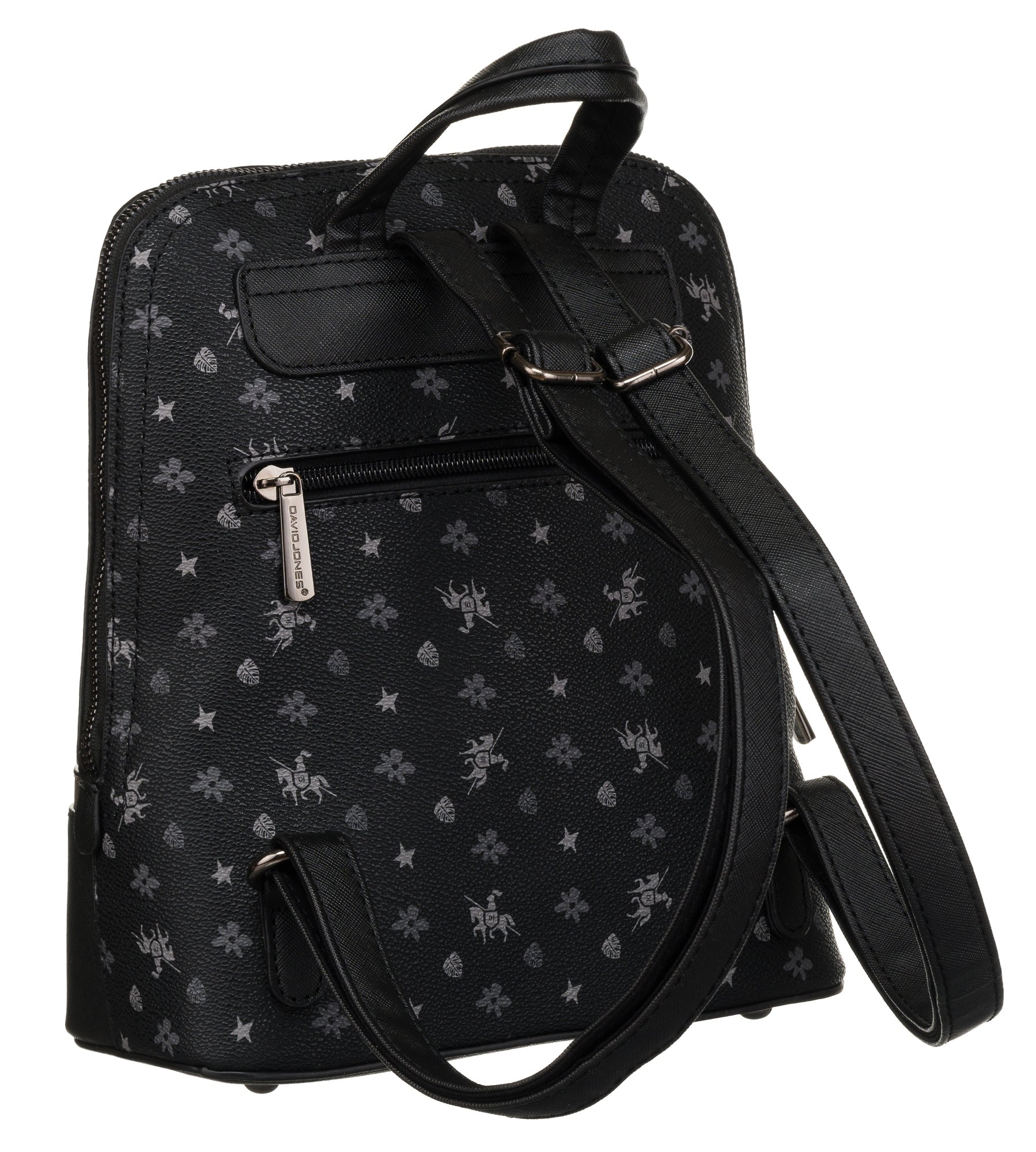 Small women's backpack mini backpack eco leather lightweight with pockets David Jones Brand David Jones
