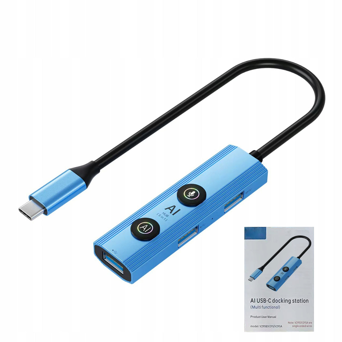 Smart AI Voice Translation Docking Station Multifunctional U Hub Manufacturer code PUB20260711181278