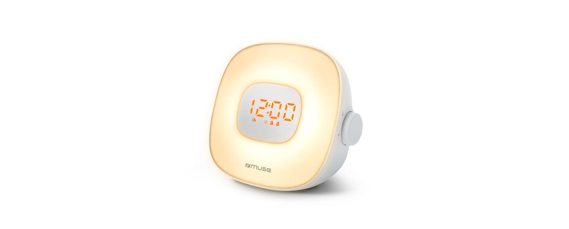 Smart Alarm Clock With Sunrise Simulation Muse ML-198 CR Model ML-198