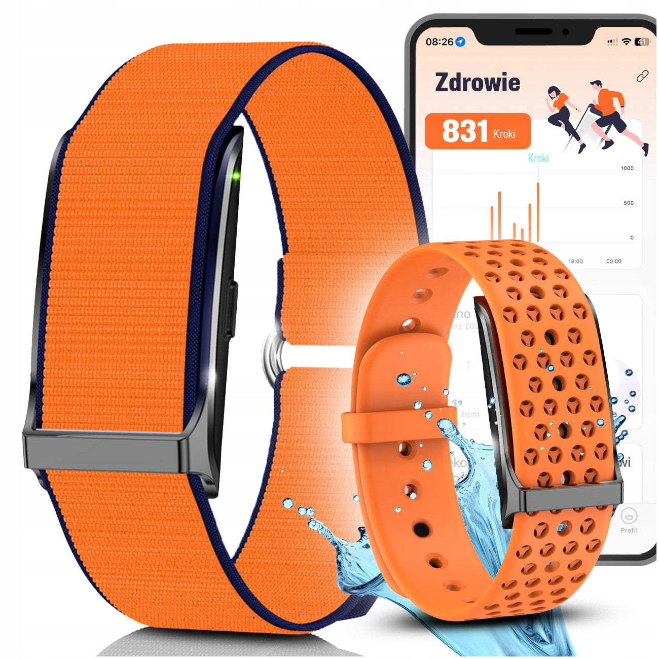 Smart Band JG Smart - Pressure Pulse Sleep Notifications Health Sport - EN Packaging status original