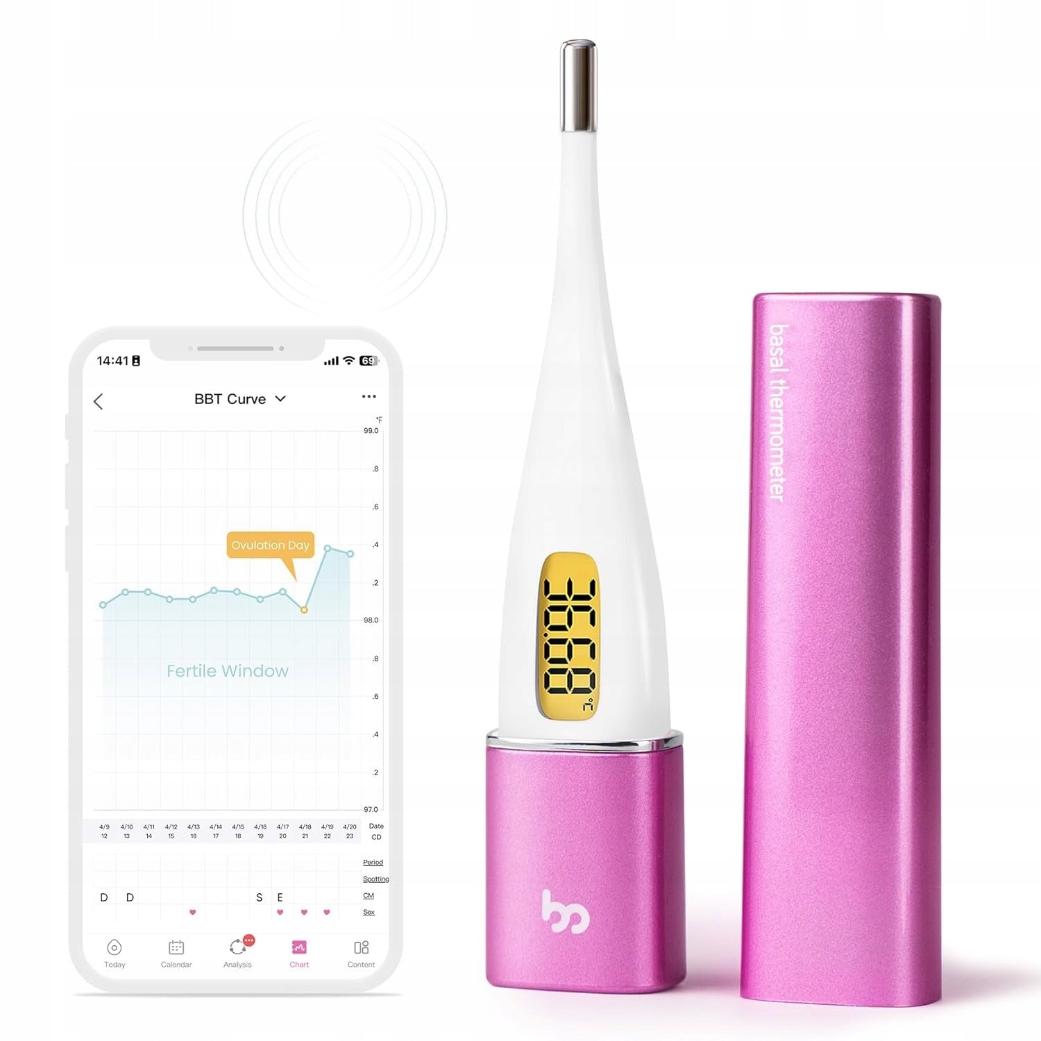Smart Basal Body Thermometer DIGITAL OVULATION PREDICTION