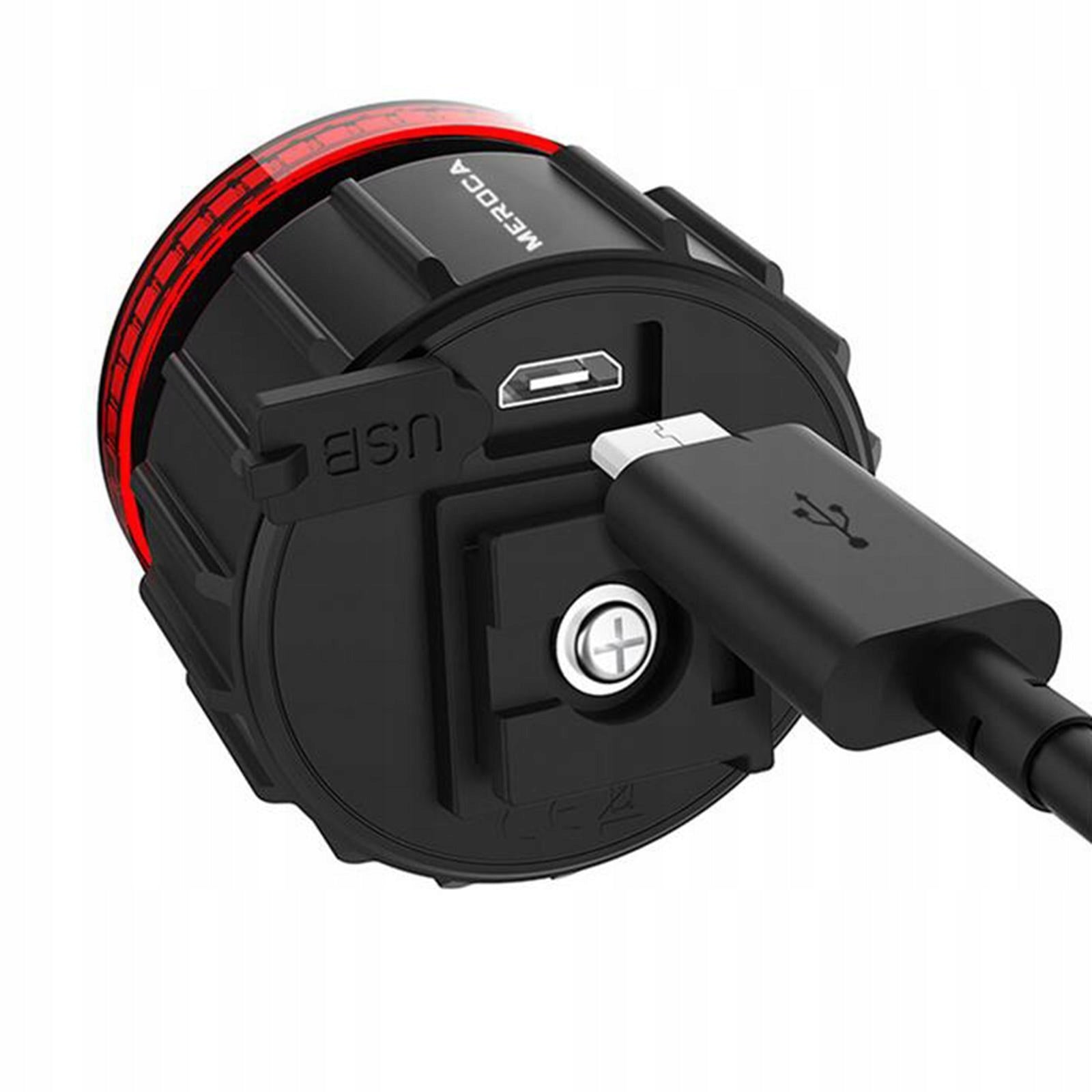 Smart Bike Tail Light Smart Brake Sensing Waterproof Auto Start&Stop 6 Number of light modes 100