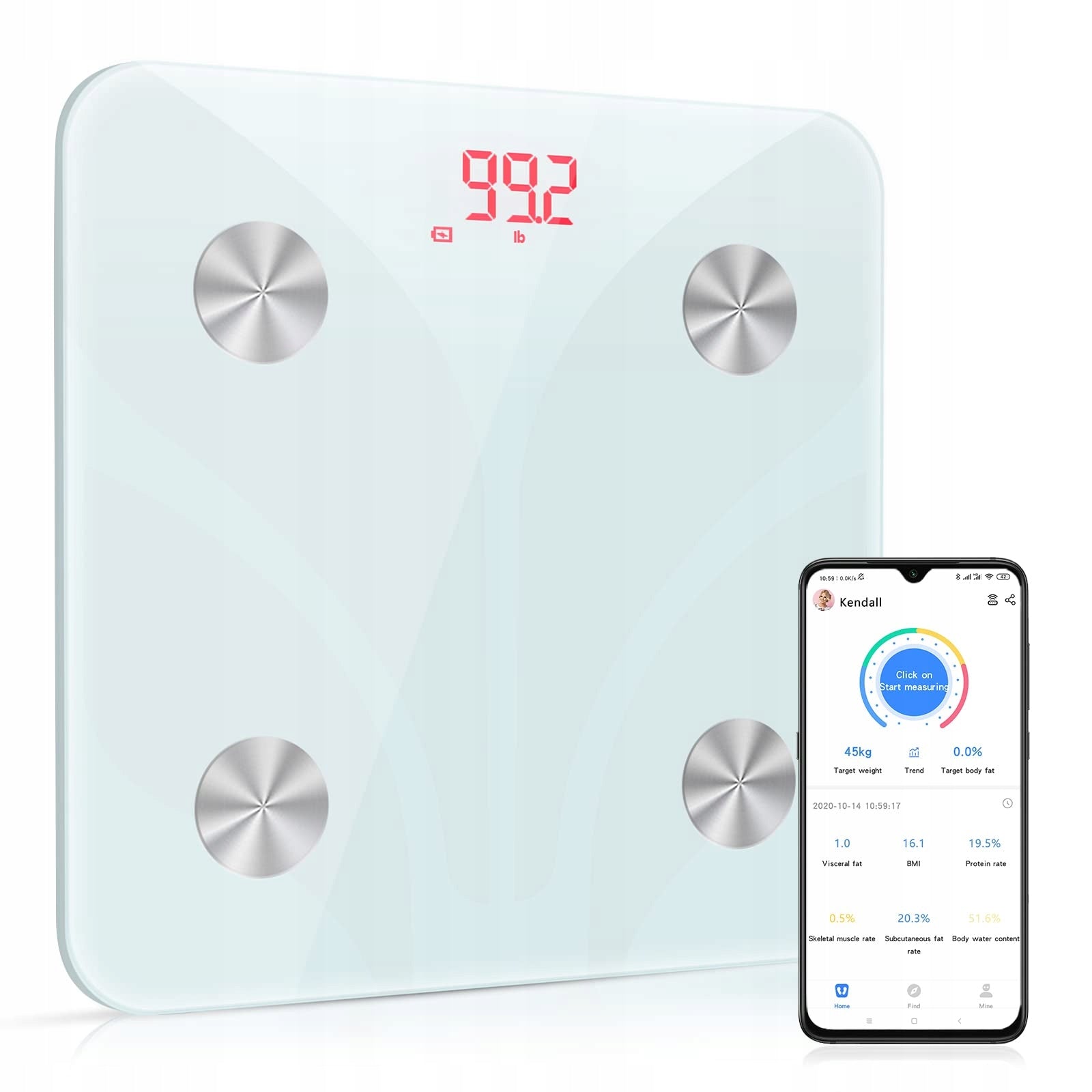Smart Body AH6376 Electronic Bathroom Scale