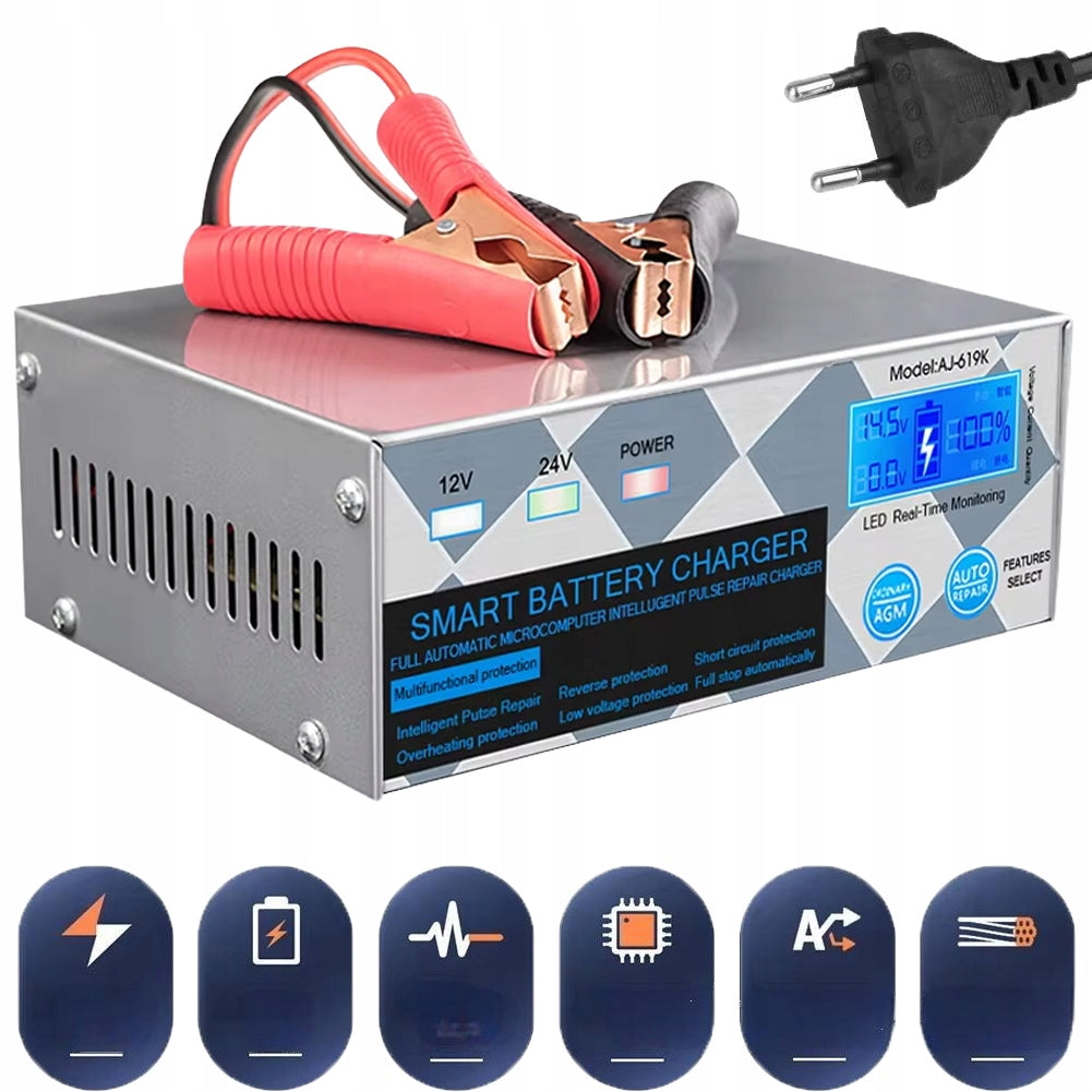 Smart Charger Rectifier 12V 24V 20A Battery Repair AGM Gel
