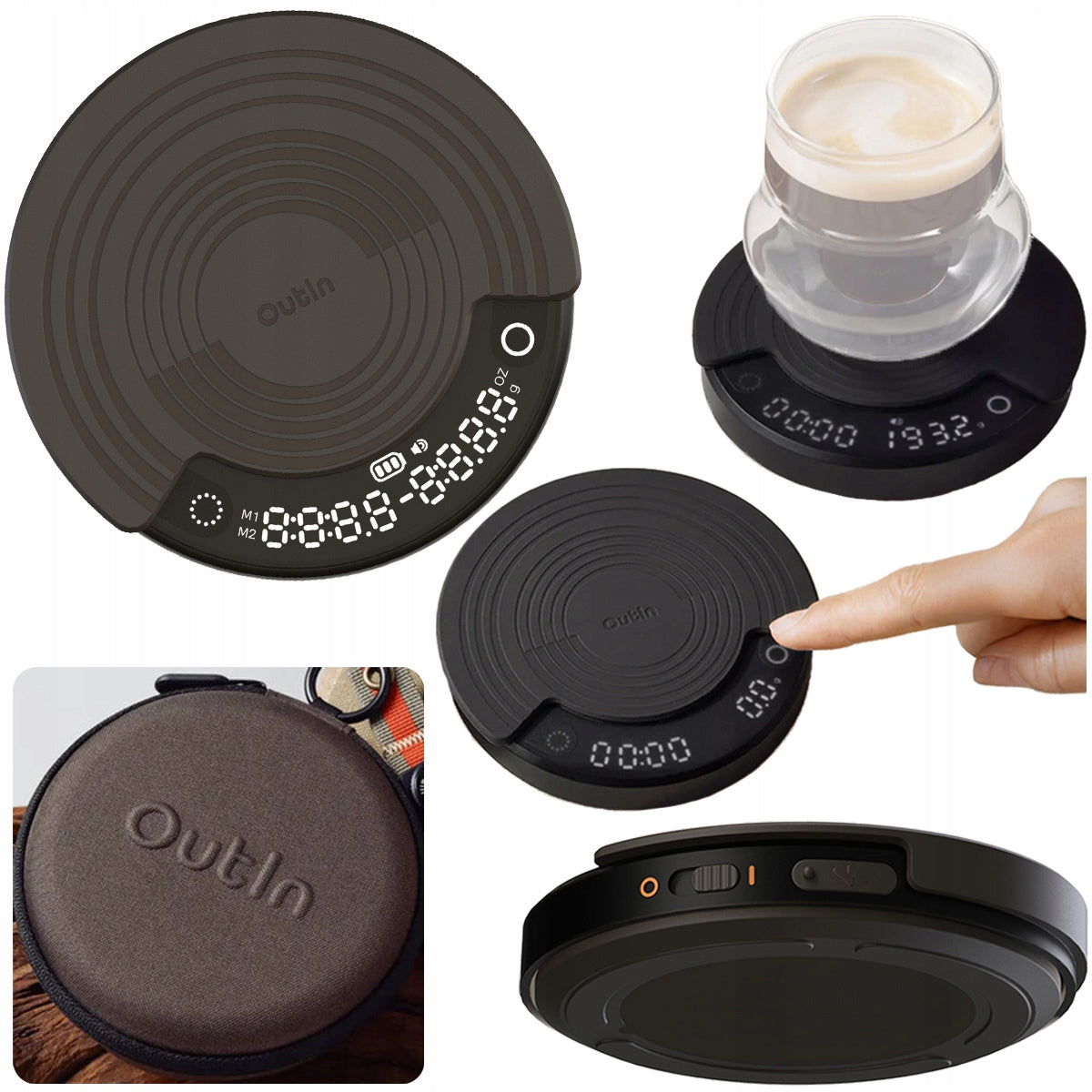 Smart Coffee Scale OUTIN Precision Compact Portable