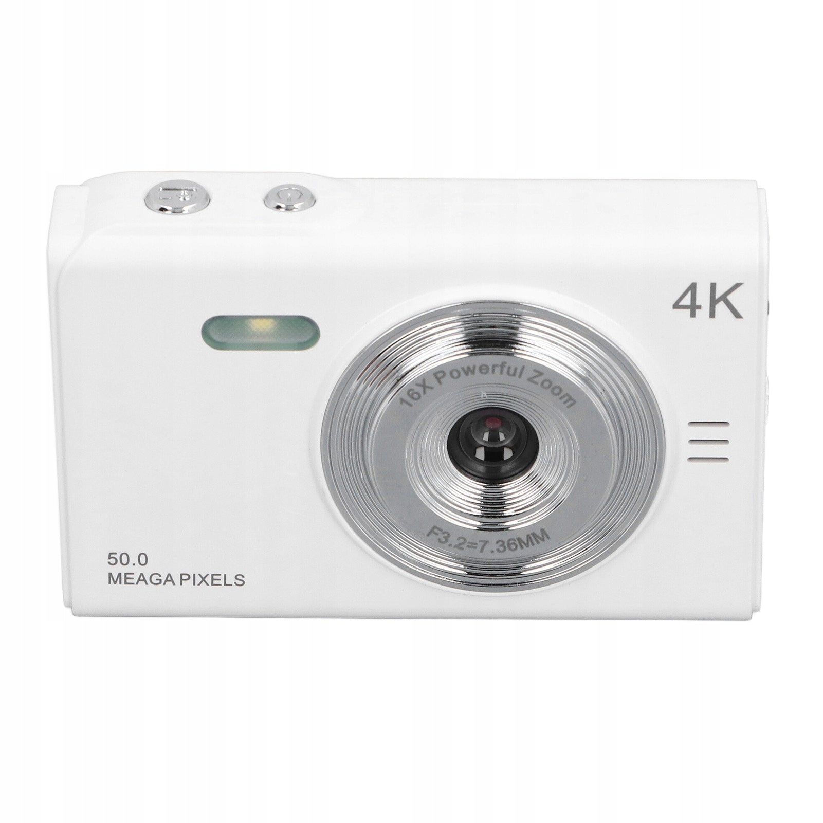 Smart Digital Camera, White Compact Digital Camera with Multiple Zoom Brand no brand