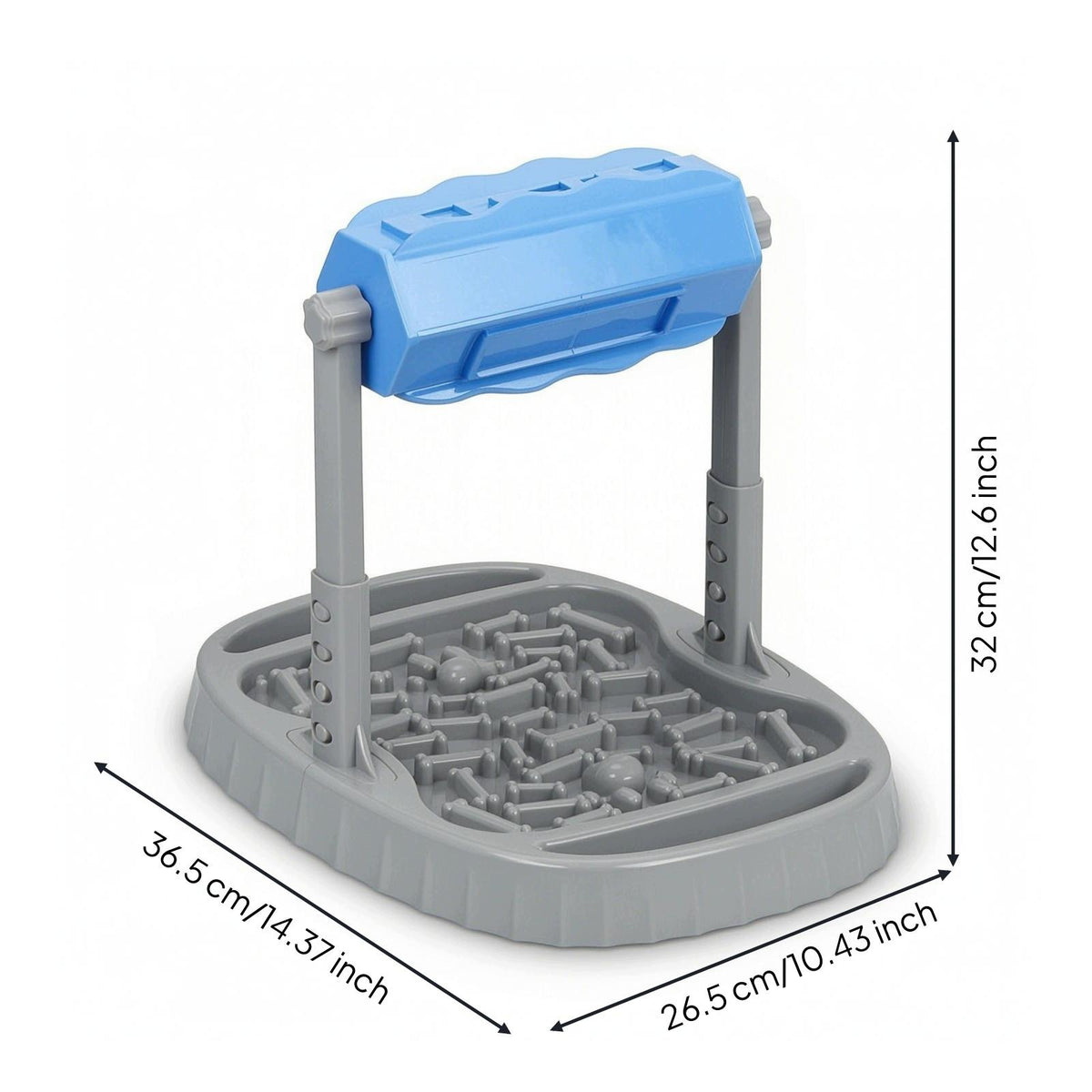 Smart Dog Feeder Industrial Container for Slow Eating with Blue Gear Manufacturer code 15264104934
