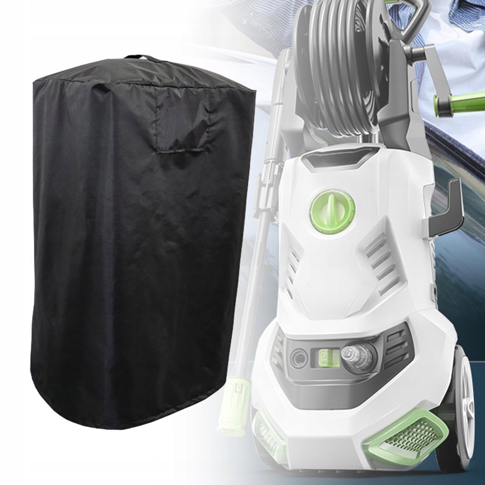 Smart Electric Pressure Washer Cover, Dustproof, Black Accessory Line as described