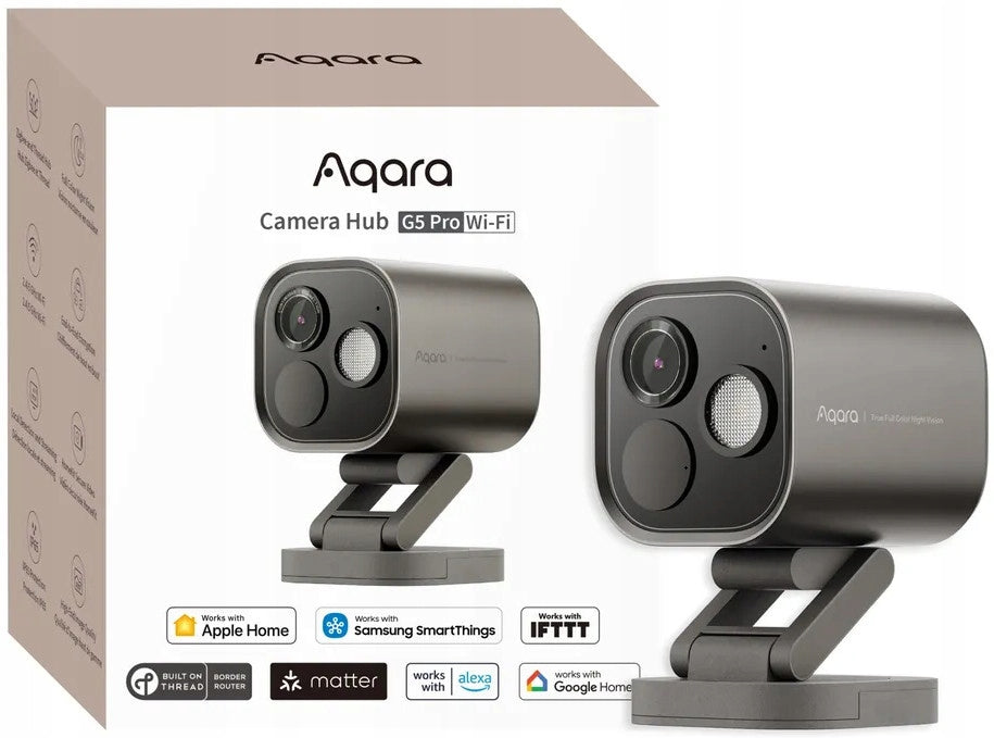 Smart External Wi-Fi USB-C Camera Hub Aqara G5 Pro Wi-Fi Grey Manufacturer code CH-C07D