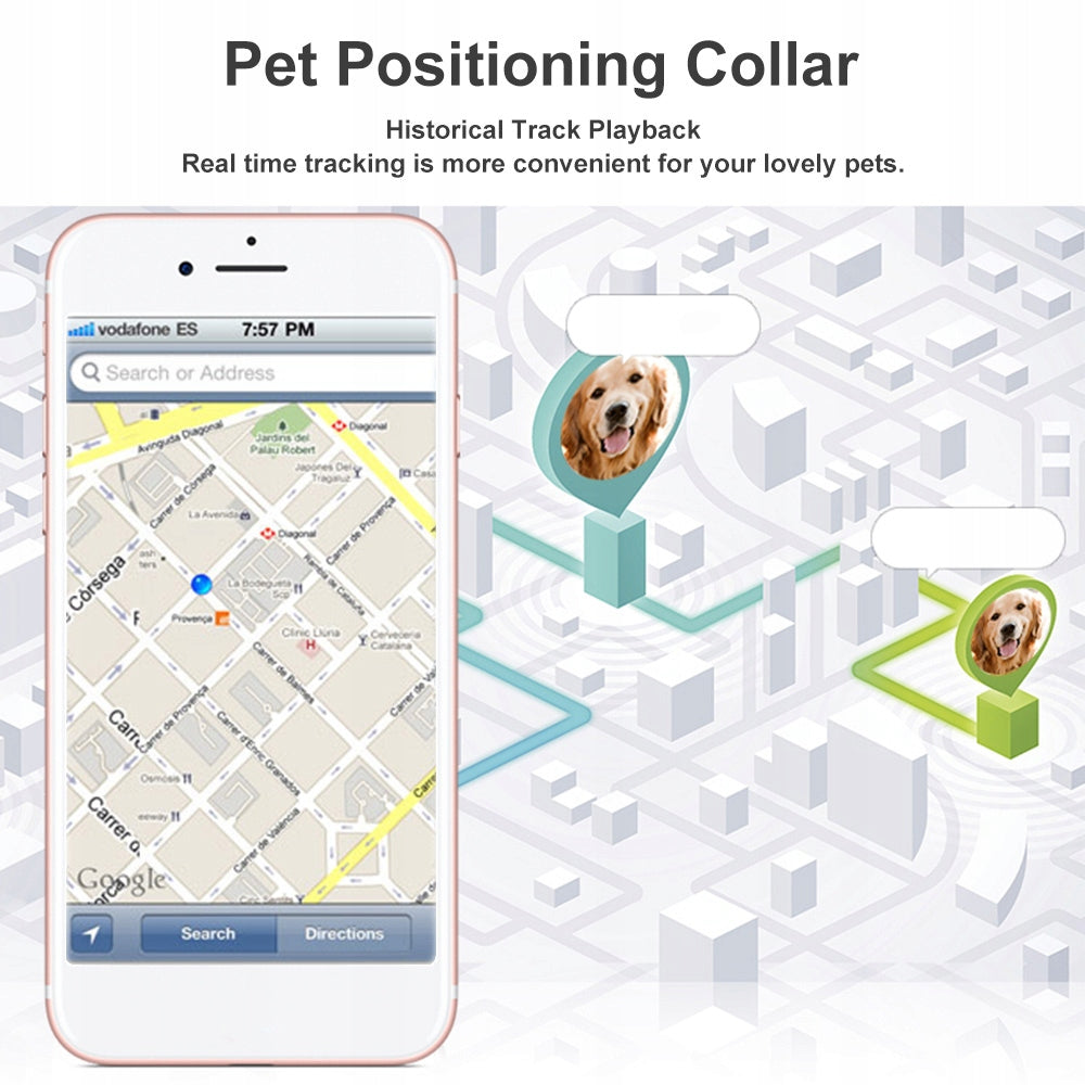 Smart GPS Locator Collar with Animal Position GSM Protection IP67 T Brand no brand