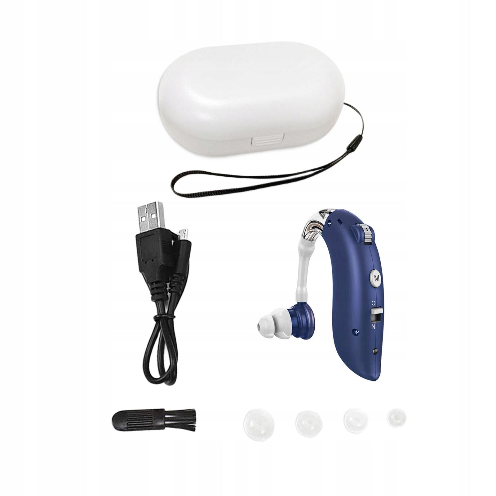 Smart Hearing Aid Comfortable Wear Mini Hearing Amplifier Sound Blue Medical device type medical device or in-vitro diagnostic medical device