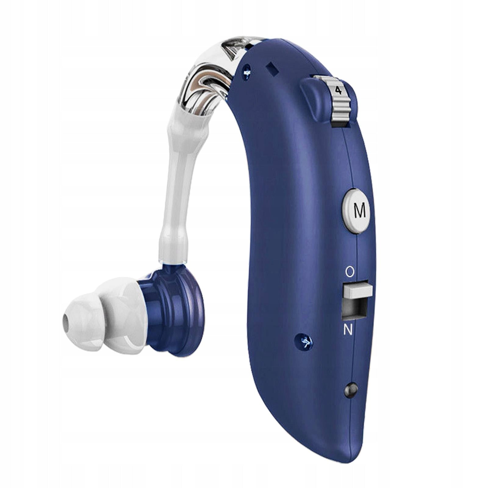 Smart Hearing Aid Comfortable Wear Mini Hearing Amplifier Sound Blue